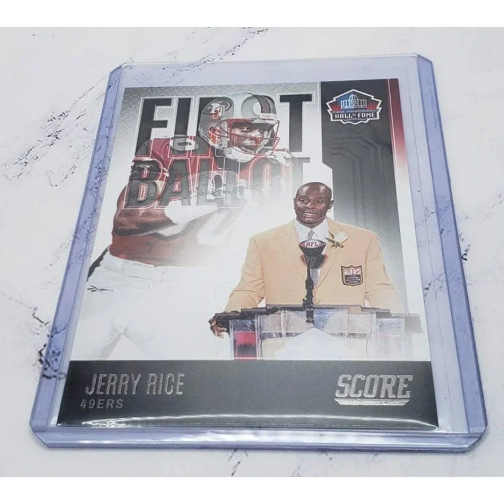 Jerry Rice 2022 Panini Score Football # FB-JR First Ballot San Francisco 49ers